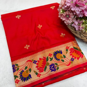 Lotus Brocade Saree