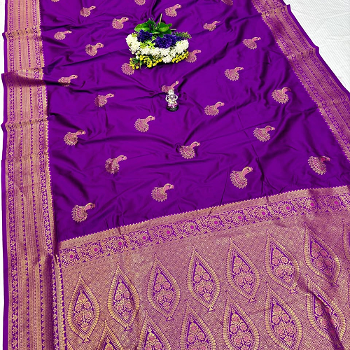 Rashmika Peacock Paithani - Image 9