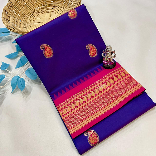 Aanaya Peacock Paithani - Image 10