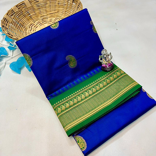 Aanaya Peacock Paithani - Image 7