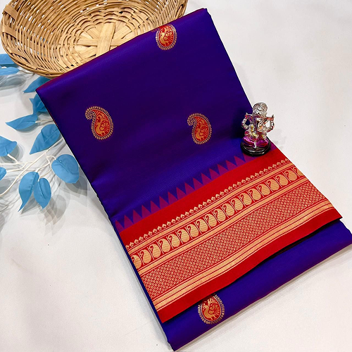 Aanaya Peacock Paithani - Image 4